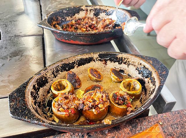 제니 셰프가 파르시를 만들고 있다.(사진촬영=서미영 기자)