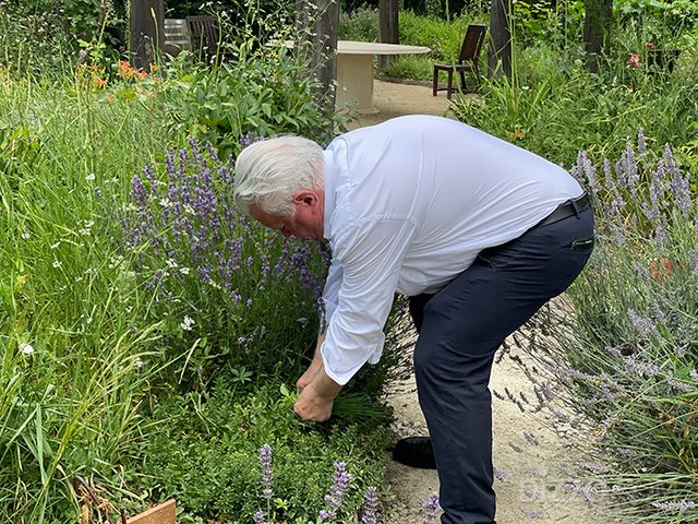 제니 글레즈(Jany Gleize) 셰프와 함께하는 허브 가든 투어(사진촬영=서미영 기자)