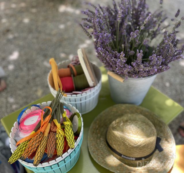 록시땅 본사에서 할 수 있는 라벤더 스핀들 만들기 체험(사진촬영=서미영 기자)