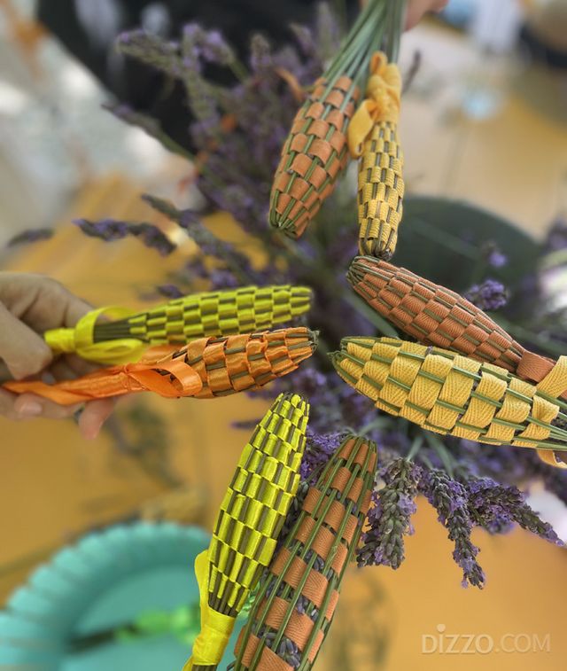 록시땅 본사에서 할 수 있는 라벤더 스핀들 만들기 체험(사진촬영=서미영 기자)