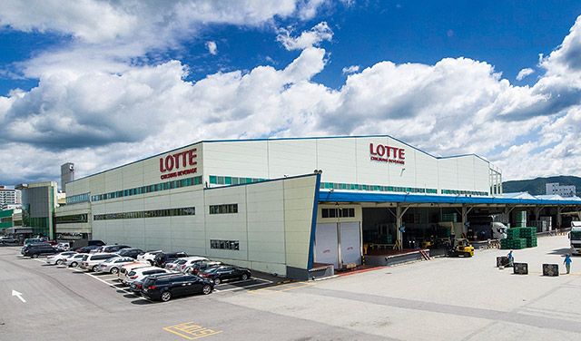 안성공장 외부 전경./사진=롯데칠성음료