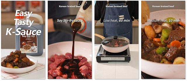 더본코리아는 9월부터 글로벌 B2B 수출용 소스에 QR코드를 적용하고, 소스별 응용 메뉴와 조리법을 영상으로 제공할 계획이다./사진=더본코리아