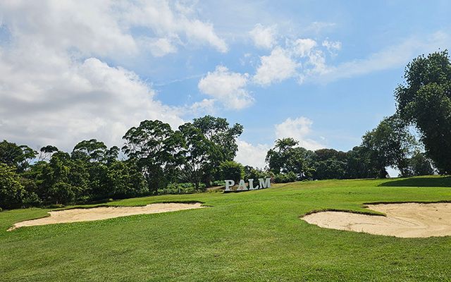 PALM 코스 1번홀(파5) 그린 주변./ 사진 출처=에디슨투어.