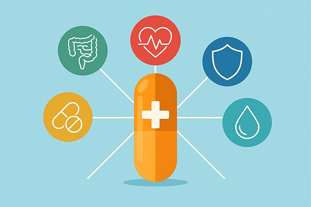 한 알로 여러 기능을 담은 복합 기능성 제품이 국내 건기식 시장에서 빠르게 늘고 있다. /이미지=AI 생성