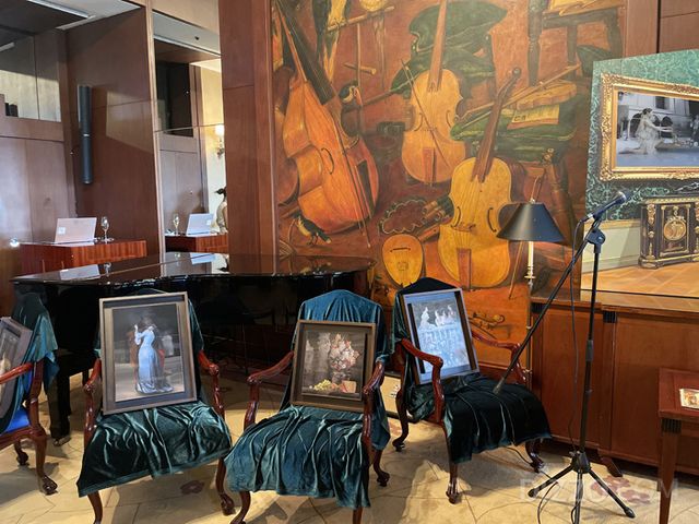 그랜드 하얏트 서울의 파리스바에서 열린 아트 살롱 '살롱 로맨티크 2' 현장(사진촬영=서미영 기자) 