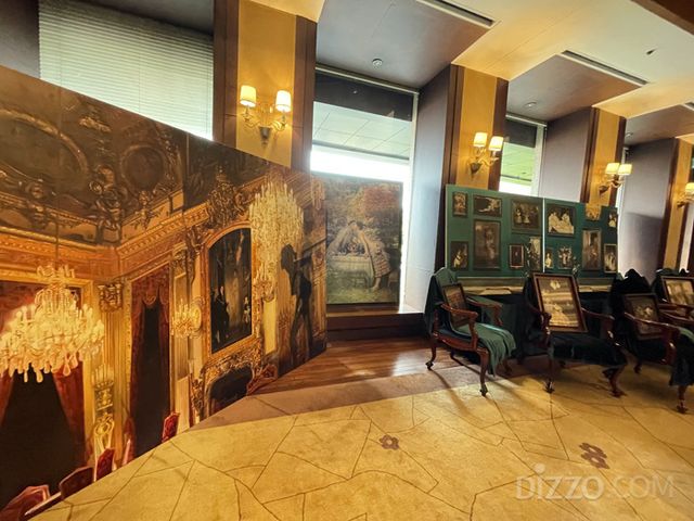 그랜드 하얏트 서울의 파리스바에서 열린 아트 살롱 '살롱 로맨티크 2' 현장(사진촬영=서미영 기자) 