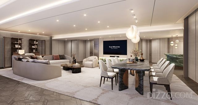 웨스틴 서울 파르나스의 프레지덴셜 스위트(사진제공=파르나스호텔)