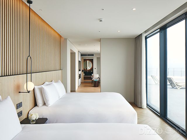 파르나스 호텔 제주 객실에 적용된 시몬스 침대