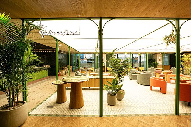 올리브영N 성수에 마련된 ‘멤버스 라운지’ 전경./사진=CJ올리브영