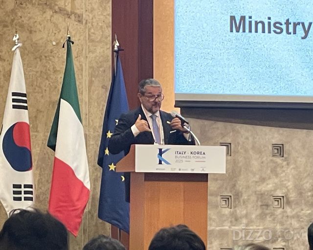 발렌티노 발렌티니 이탈리아 기업·산업부 차관(사진촬영=서미영 기자)