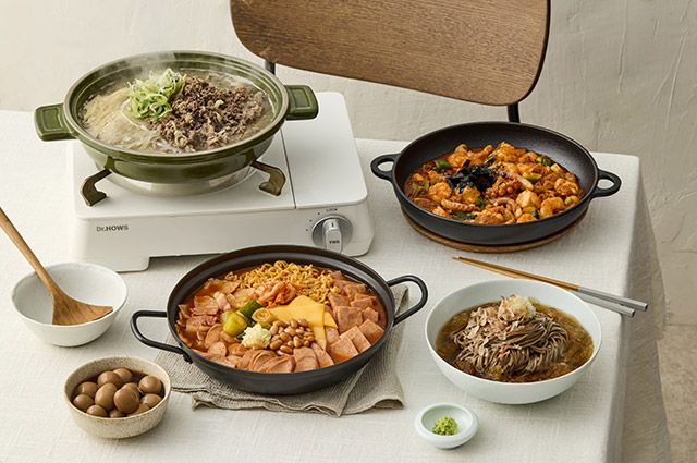 햄 가득 송탄식 부대찌개 제품 이미지./사진=컬리