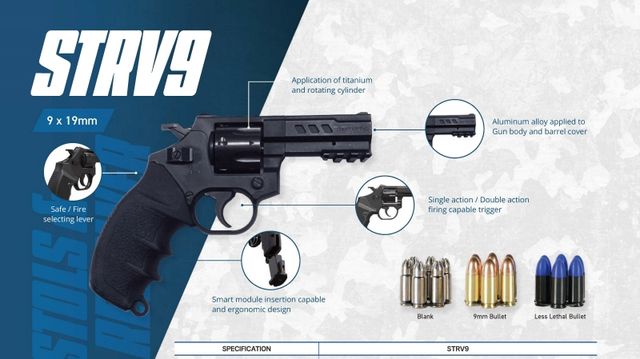 SNT모티브의 저위험권총 / 이미지 제공=SNT모티브
