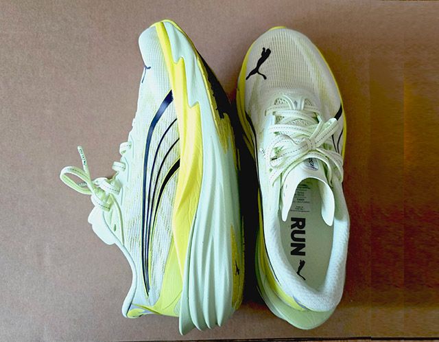 디비에이트 나이트로 4는 개선된 카본 파워플레이트와 새로운 나이트로폼 컴파운드를 통해 안정적인 추진력을 제공한다./사진=김경희