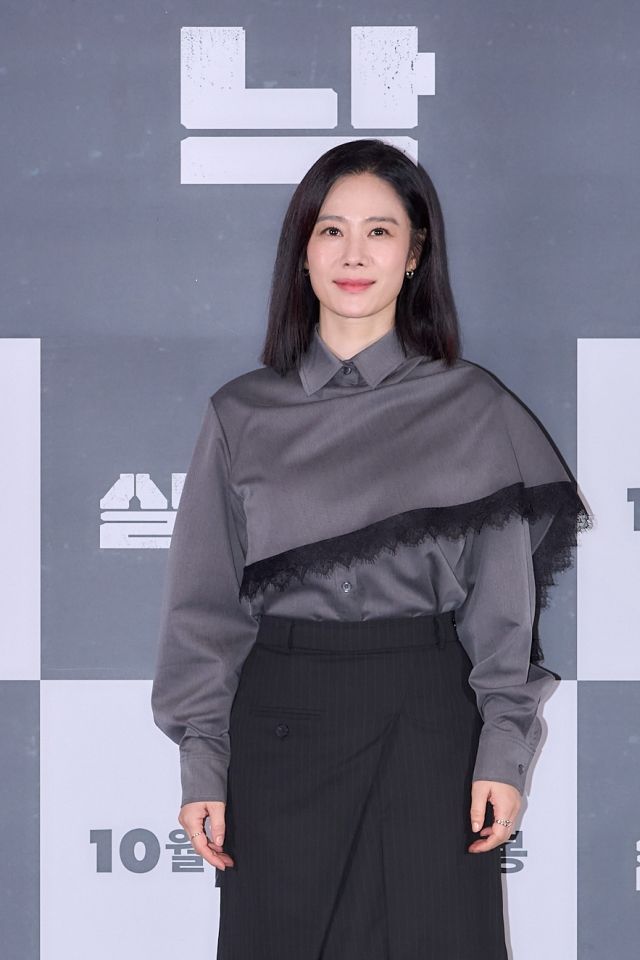 '실낙원' 언론시사회에 참석한 배우 김현주 / CJ ENM 제공