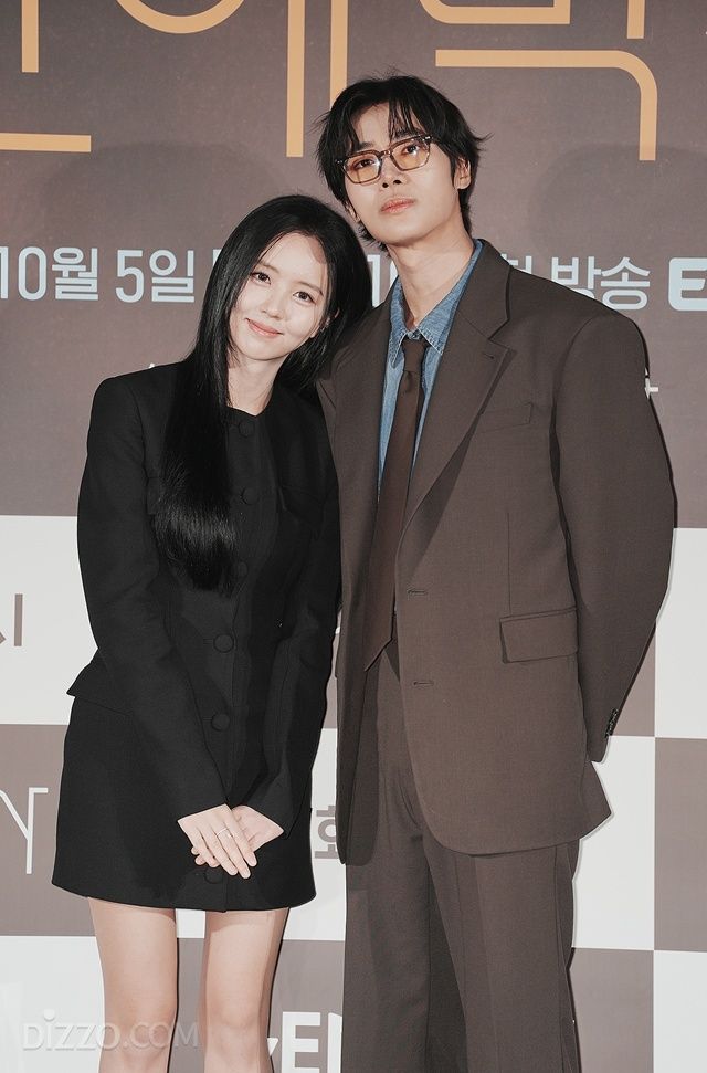 ENA 새 월화드라마 '연애박사' 제작발표회가 열려 극의 주역인 배우 추영우와 김소현이 참석했다. / 이대덕 객원 사진기자, leedaedeok@gmail.com