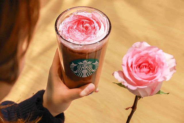 붉은 로즈 초콜릿 제품 이미지./사진=스타벅스