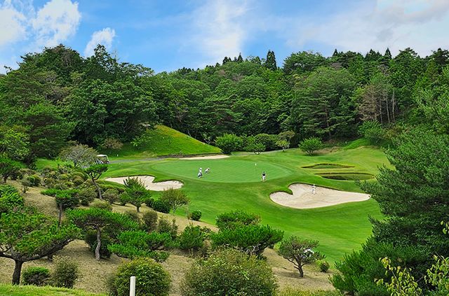 아리마 컨트리클럽 파3 14번홀 전경./ 사진 출처=고베 관광국