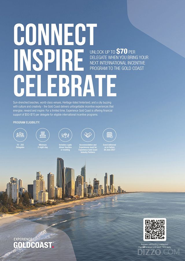 골드코스트 관광청 국제 인센티브 캠페인 포스터(사진제공=호주 퀸즐랜드주 관광청)