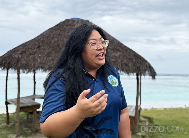 오브리 망글로냐 호콕(Aubry Manglona Hocog) 로타 시장(사진촬영=서미영 기자)
