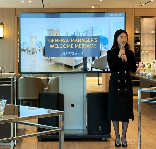 코트야드 메리어트 서울 명동 김미선 총지배인(사진촬영=서미영 기자)