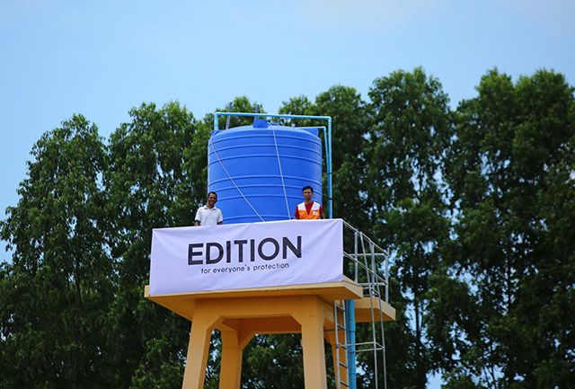 노스페이스 에디션 식수 지원사업 참고 이미지./사진=월드비전