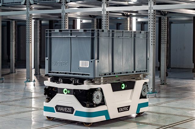 엑소텍은 이번 전시회에서 스카이팟 시스템을 기반으로 보관과 피킹 등 물류 운영 과정을 현장에서 시연할 예정이다./사진=엑소텍