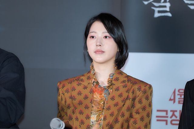 영화 '살목지' 언론시사회에 참석한 배우 장다아 / 사진 : 쇼박스