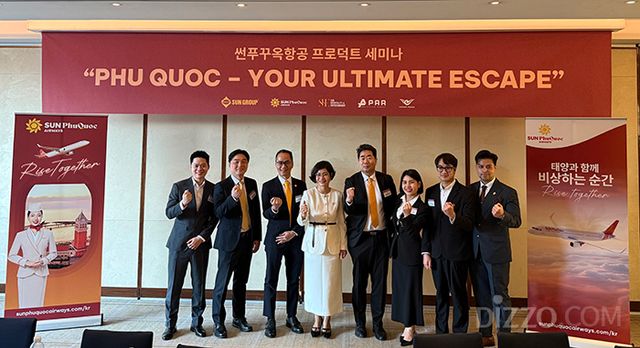 썬푸꾸옥항공이 서울 웨스틴조선호텔에서 한국 총판(GSA) 공식 출범식과 함께 취항 설명회를 개최했다.(사진촬영=서미영 기자)