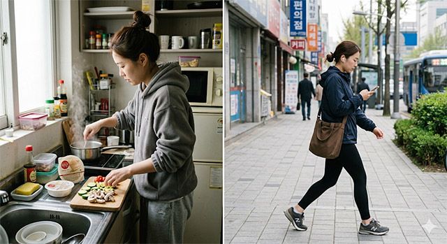 식사와 활동 같은 일상 속 선택이 건강 상태의 차이를 만든다. /이미지=AI 생성