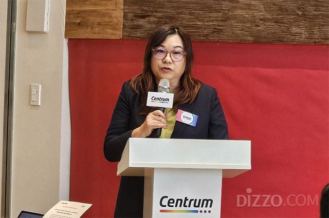 알리시아 응(Alicia Ng) 헤일리온 아시아·태평양(APAC) R&D 부사장이 ‘센트룸 데이’에서 발표하고 있다.