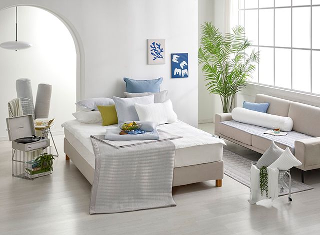 이브자리 슬립앤슬립 접촉 냉감 소재 신제품 ‘프리쿨’ 제품 이미지./이브자리