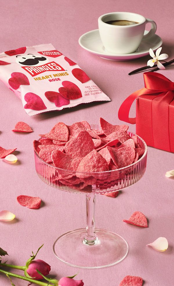 ‘프링글스 하트 미니로즈’ 제품 이미지./사진=프링글스