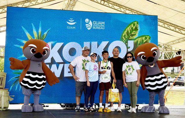 '괌 코코 키즈 펀런' 10~12세 남자부 1등 리오 레예스(사진=서미영)