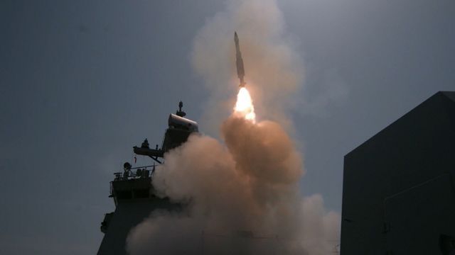 해궁 발사장면 / 사진 제공=LIG D&A