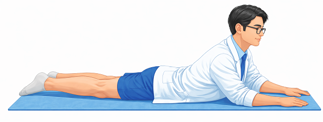 맥켄지 신전 운동법/사진 제공=고도일병원(AI 생성 이미지)