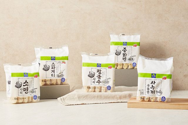 면사랑 냉동면 라인업./면사랑