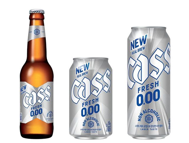 논알코올 맥주 브랜드 ‘카스 제로’ 리뉴얼 제품 이미지./오비맥주