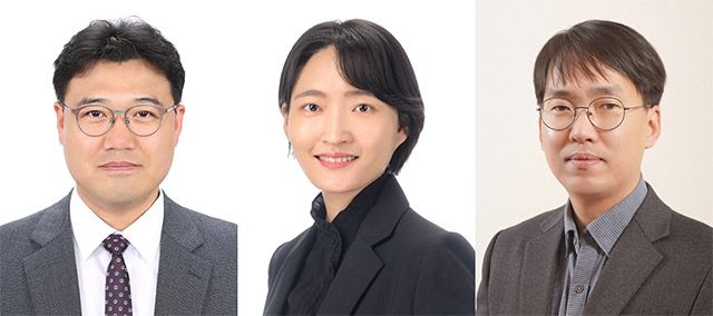 (왼쪽부터) 서울아산병원 의생명연구소 전은성 교수, 한국과학기술연구원 장미희 박사, 아주대학교 분자과학기술학과 박대찬 교수 /사진=서울아산병원