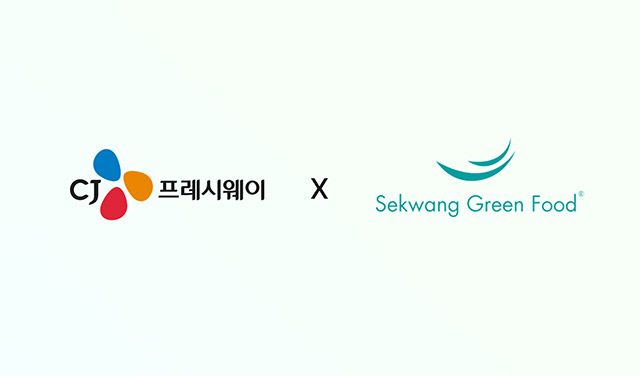 CJ프레시웨이 X 세광그린푸드 로고./CJ프레시웨이 제공