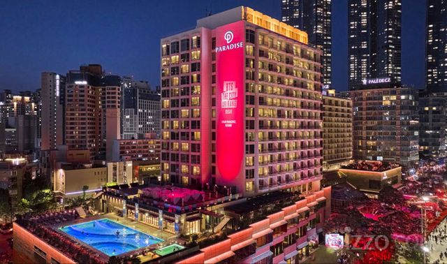 'BTS THE CITY ARIRANG BUSAN' 공식 IP 호텔로 지정된 파라다이스호텔 부산 외관/파라다이스 호텔 부산 제공