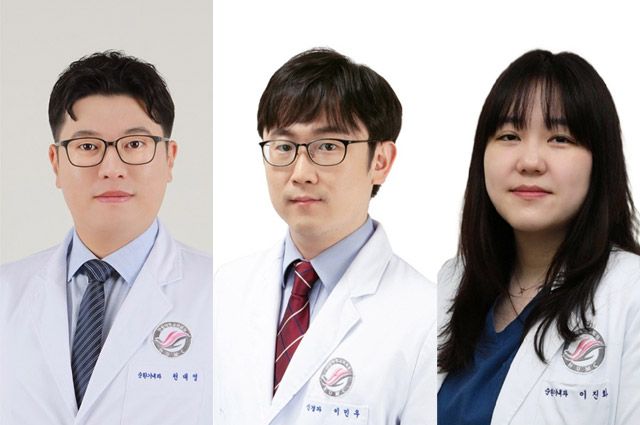(왼쪽부터) 천대영 한림대학교동탄성심병원 순환기내과 교수, 이민우 한림대학교성심병원 신경과 교수, 이진화 한림대학교동탄성심병원 순환기내과 교수. /한림대학교의료원 제공