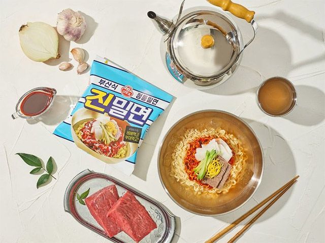 오뚜기의 진밀면 제품 이미지./오뚜기 제공
