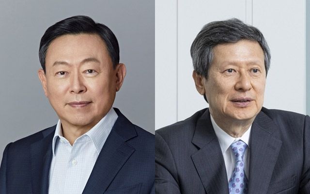신동빈 롯데그룹 회장(왼쪽)과 신동주 SDJ코퍼레이션 회장./롯데·광윤사 제공