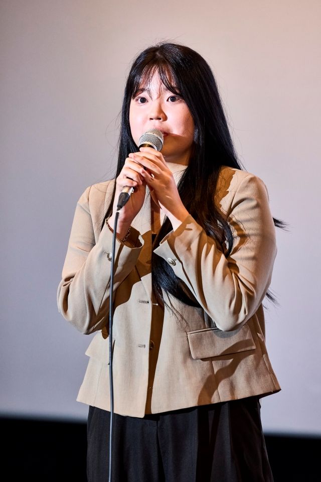‘우리집’ GV에 임하고 있는 배우 김나연 / 부산국제어린이청소년영화제