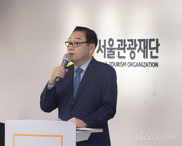 퇴임을 앞두고 소회를 전하는 길기연 전 대표이사/서울관광재단 제공 