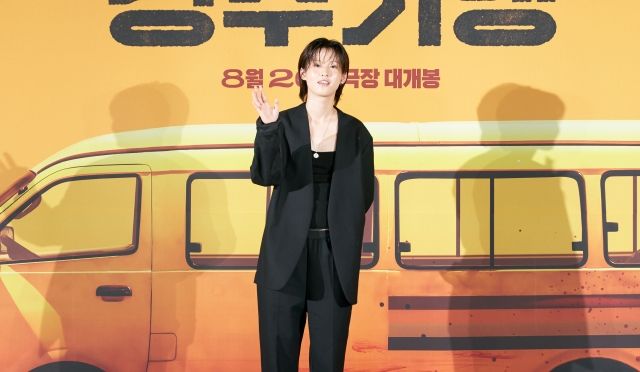 영화 '경주기행' 제작보고회에 참석한 배우 이연 / 롯데엔터테인먼트 제공