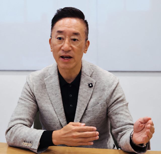 박세진 세일즈포스코리아 대표가 이데일리와 인터뷰를 하고 있다. (사진=세일즈포스코리아)