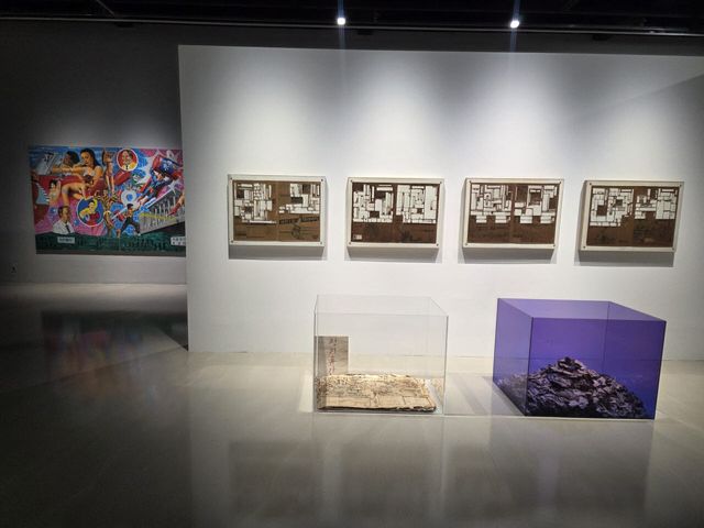 성능경의 ‘신문: 1974년 6월 1일 이후’(사진=이윤정 기자).