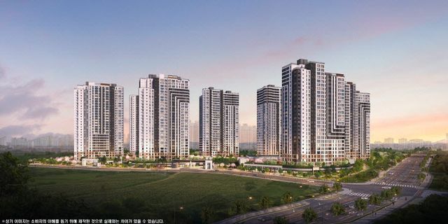 향남역 그로브 스위첸 메인 투시도[사진=KCC건설]