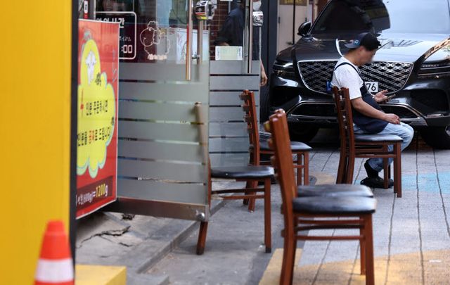 서울의 한 식당가.(사진=연합뉴스)